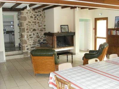 Photo salle de séjour gîte
