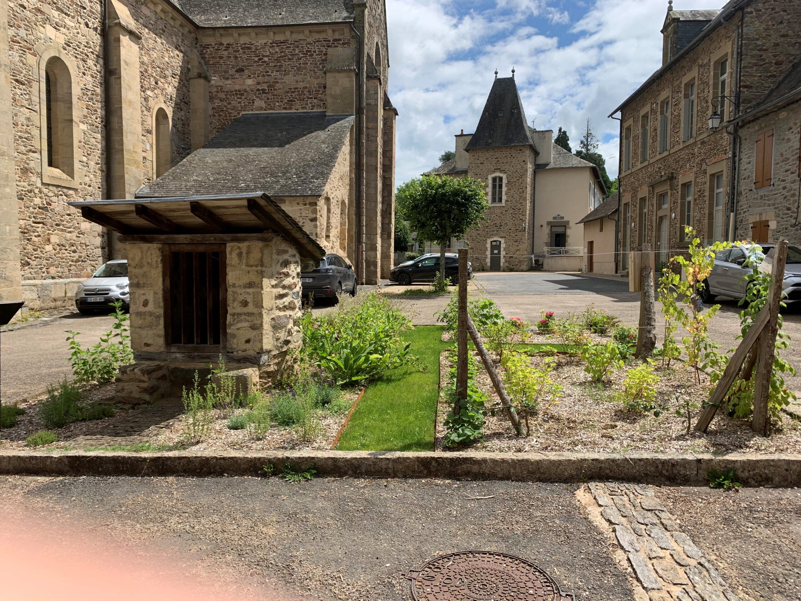 photo ancien jardin des moines