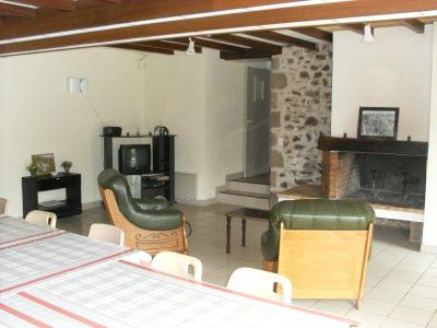 Photo salle de séjour gîte